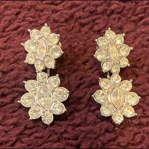 Monet Rhinestone Earrings